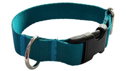 obroża dla psa z klamrą turkusowa Zepnij 3.jpg