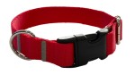Obroża dla Psa 2,5 cm z klamrą Regulowana Czerwona Zepnij