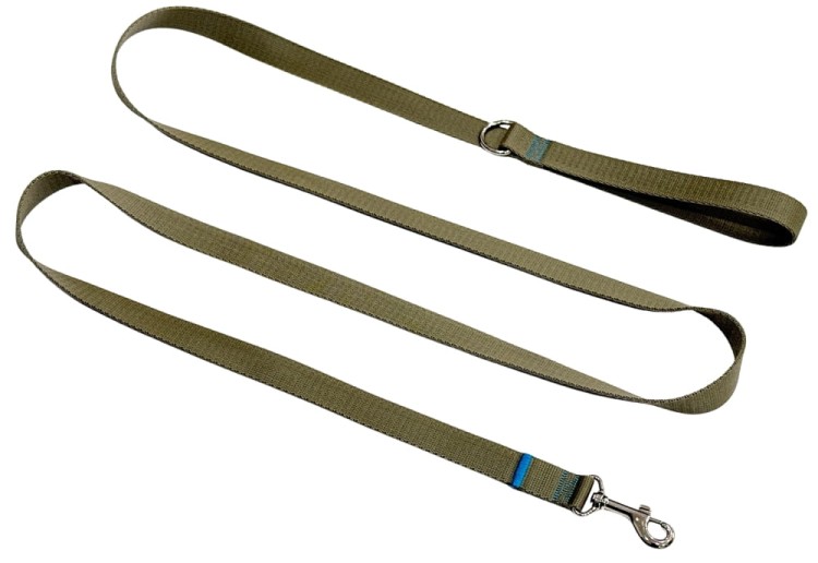 Smycz dla Psa Tradycyjna 2 cm Oliwka Zepnij