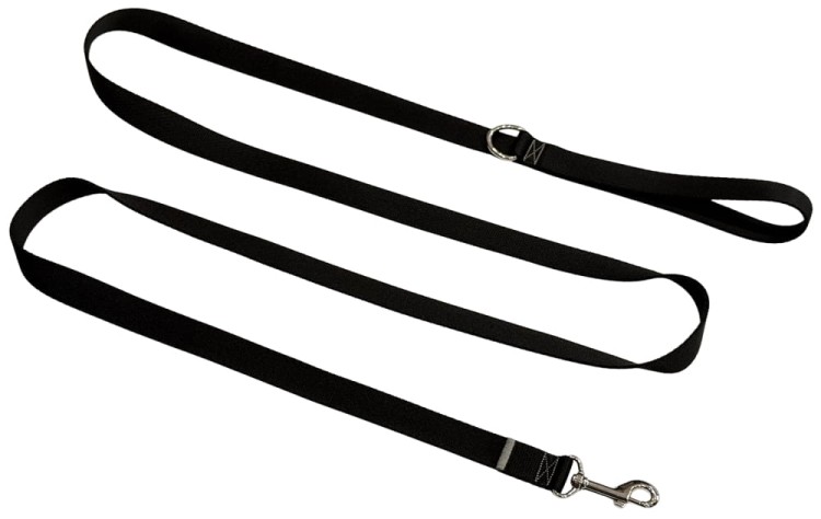 Smycz dla Psa Tradycyjna 2 cm Czarna Zepnij