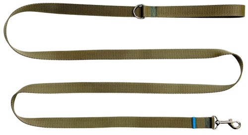 Smycz dla Psa Tradycyjna 2,5 cm Oliwka Zepnij