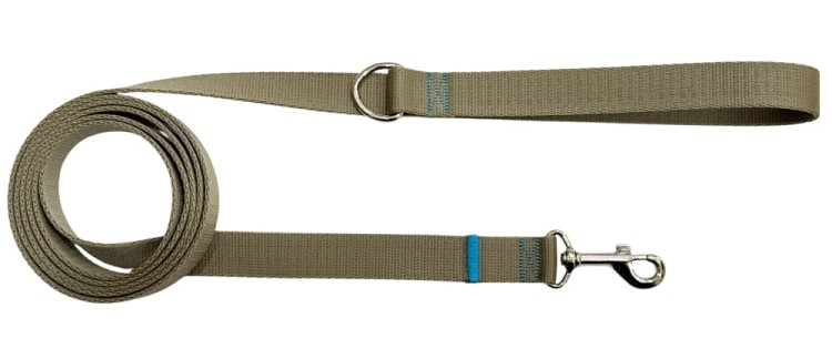 Smycz dla Psa Tradycyjna 2,5 cm Oliwka Zepnij