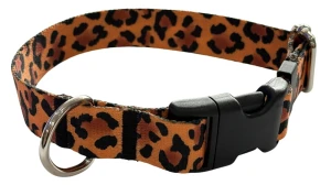 Obroża dla Psa 2,5 cm z klamrą Regulowana Pantera Zepnij