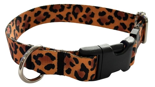 Obroża dla Psa 2,5 cm z klamrą Regulowana Pantera Zepnij