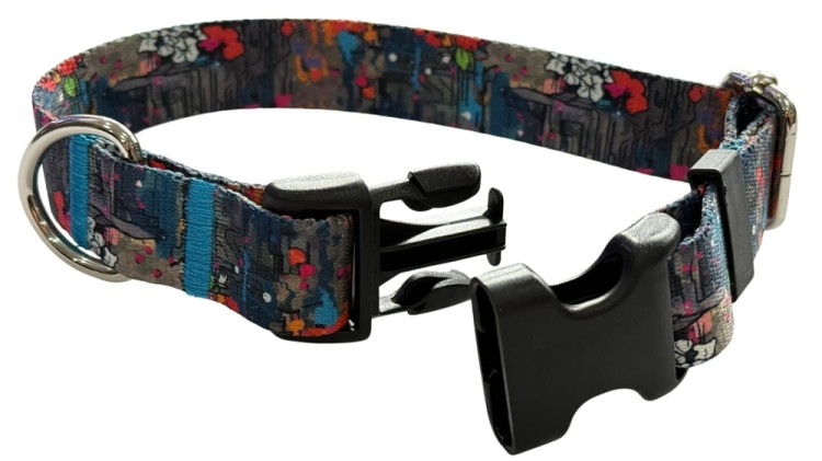 Obroża dla Psa 2 cm z klamrą Regulowana Graf Zepnij