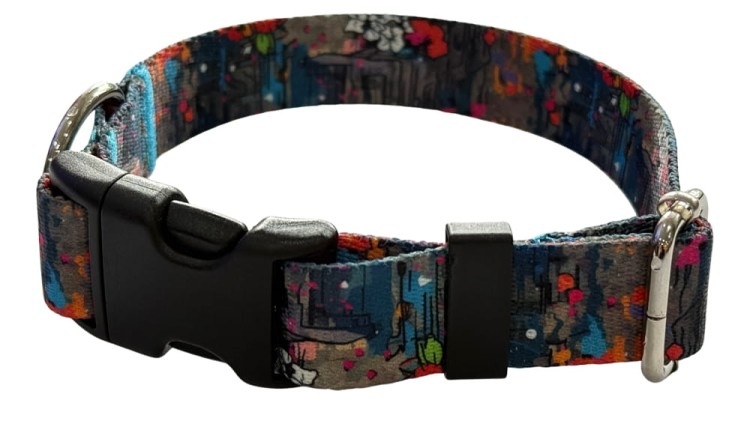 Obroża dla Psa 2 cm z klamrą Regulowana Graf Zepnij