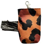 Saszetka na kupoworki dla psa 12 x 7 cm Pantera Zepnij