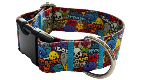 Obroża dla Psa szeroka 4 cm z klamrą Dream Zepnij