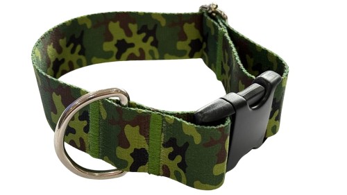 Obroża dla Psa szeroka 4 cm z klamrą Moro Zepnij