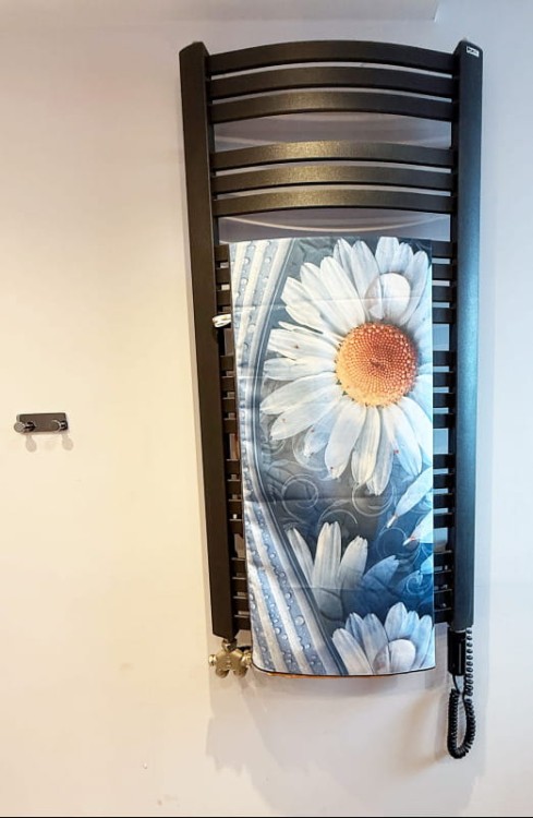 Ręcznik szybkoschnący z mikrofibry DUŻY 80×150 cm MARGARETKI Zepnij