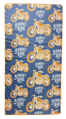 Ręcznik szybkoschnący z mikrofibry 80×100 cm MOTO RETRO Zepnij