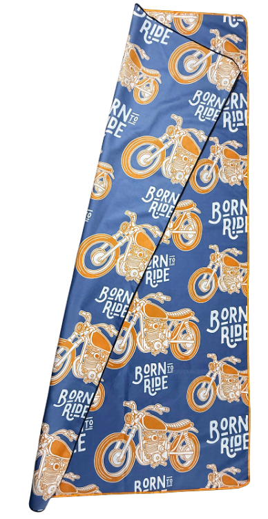 Ręcznik szybkoschnący z mikrofibry DUŻY 80×150 cm MOTO RETRO Zepnij