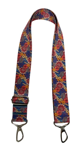 Pasek do torebki VINTAGE GARDEN 40mm ZEPNIJ srebrny