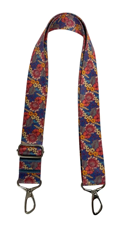 Pasek do torebki VINTAGE GARDEN 40mm ZEPNIJ srebrny