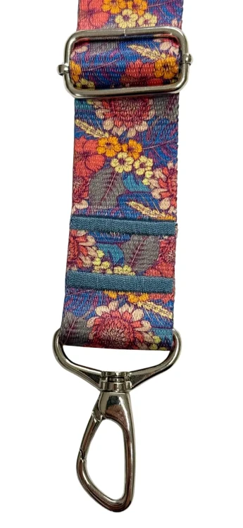 Pasek do torebki VINTAGE GARDEN 40mm ZEPNIJ srebrny