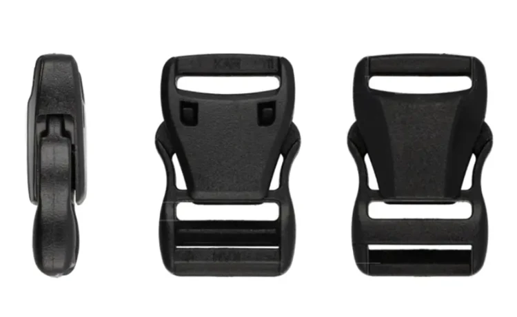Klamra plastikowa 15x34mm Czarna 20szt