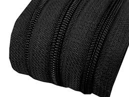 Taśma suwakowa 8 Zamek 5m+5s Czarna