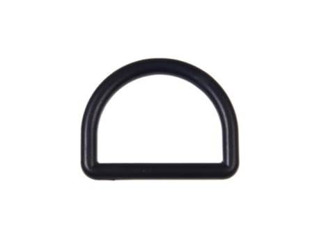 Półkole Półkółko plastikowe 38mm Czarne 10szt