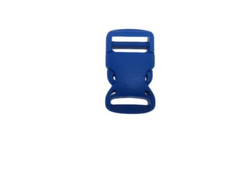 Klamra 25mm Zapięcie Zatrzask plastik Niebieska 5szt