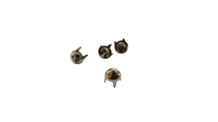 Ćwieki Stożki 5,5mm Srebrny 20szt NIERDZEWNE