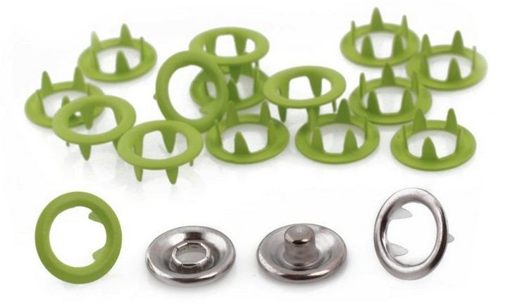 Zatrzask Spring 9,5mm Limonka
