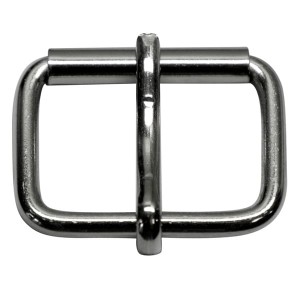 Klamra rymarska metalowa z rolką 50x5mm Sprzączka - 5 sztuk