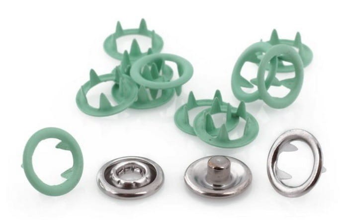 Zatrzask Spring 9,5mm Seledyn