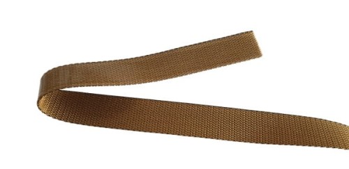 Taśma Nośna 25mm z powłoką Silikonu Brąz