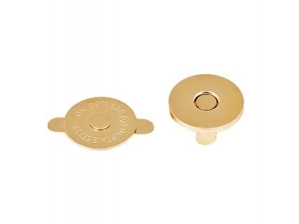 Magnes Okrągły Mocny 18x18x2 ZŁOTY 5szt